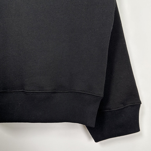 ステューシー x コラボ！ブクル刺繍ロゴ裏起毛スウェット長袖 Tシャツ