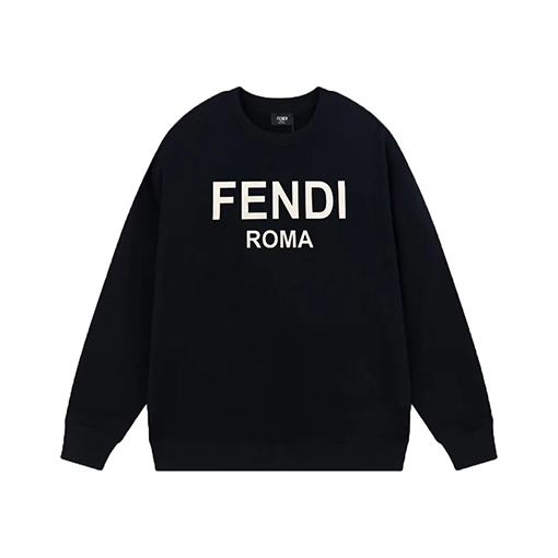 フェンディ   ロゴプリントクルーネックスウェット