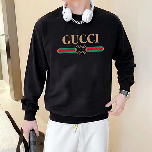 グッチ プリントクルーネックスウェット