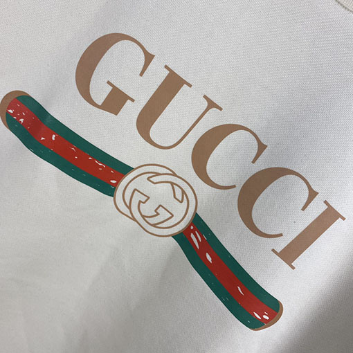 グッチ プリントクルーネックスウェット