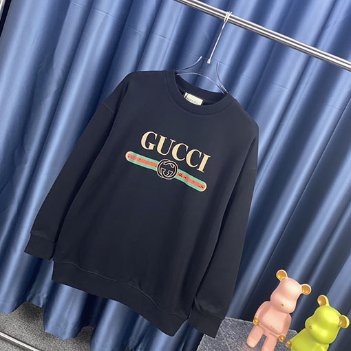 グッチ プリントクルーネックスウェット