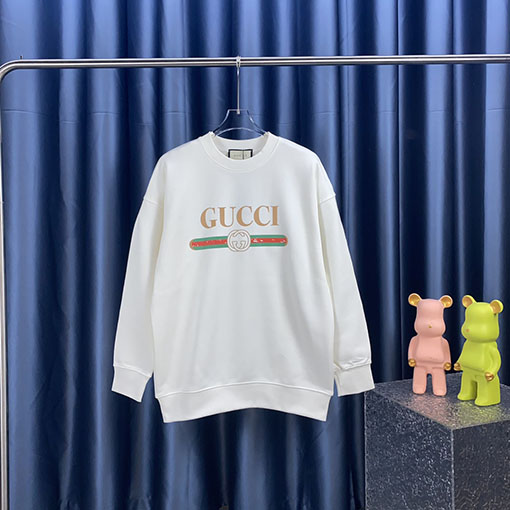 グッチ プリントクルーネックスウェット