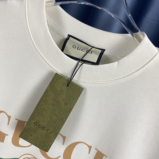 グッチ プリントクルーネックスウェット