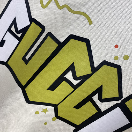 グッチ クラシックな文字プリントクルーネックスウェット
