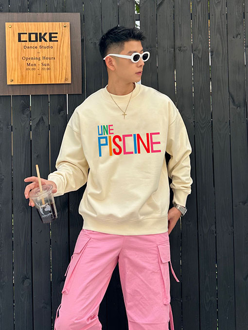 グッチ コットンプリントクルーネックスウェット