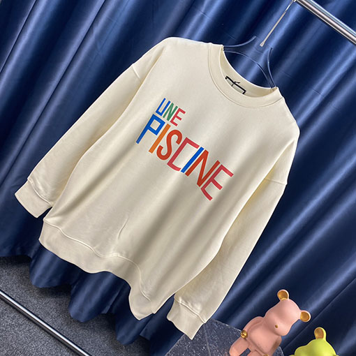 グッチ コットンプリントクルーネックスウェット