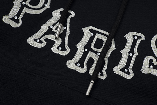 セリーヌ 刺繍ネイルダイヤモンドパーカー