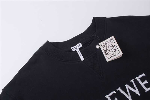 ロエベ Loewe コットン 刺繍 レター スウェット