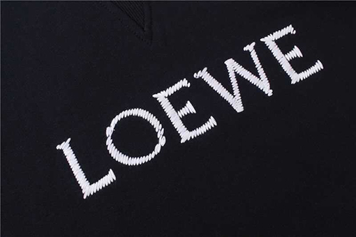 ロエベ Loewe コットン 刺繍 レター スウェット
