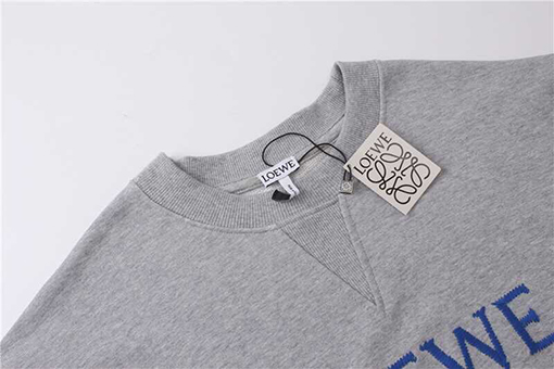 ロエベ Loewe コットン 刺繍 レター スウェット
