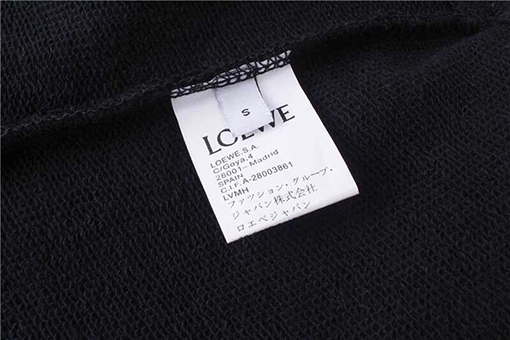 ロエベ Loewe コットン 刺繍 レター スウェット