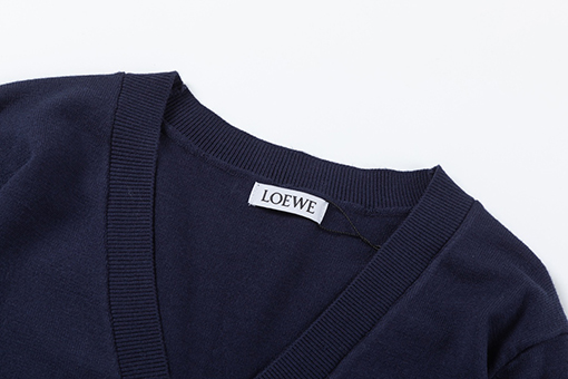 ロエベ  カシミールウールブレンドVネックニットカーディガン