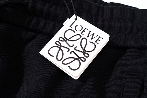 ロエベ 刺繍入りロゴ入りカジュアルロングパンツ