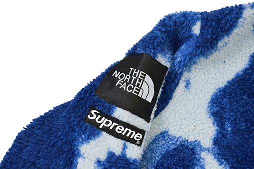 Supreme Bleached Fleece Jacket TNF コラボ フリースジャンパー
