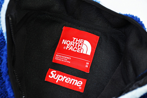 Supreme Bleached Fleece Jacket TNF コラボ フリースジャンパー