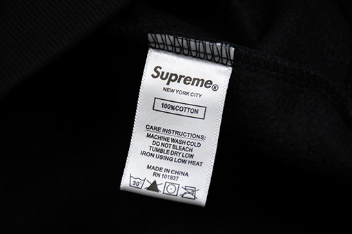 Supreme CDG Split Box Logo Sweatshirt パッチ パーカー  起毛 フード パーカー