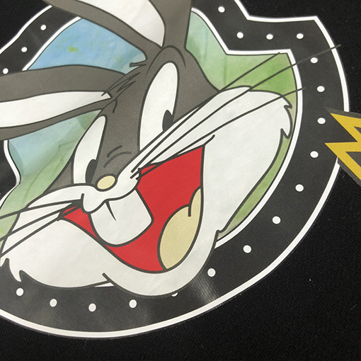 モンクレール   胸元アニメウサギ八ヶ哥プリント スウェットシャツ