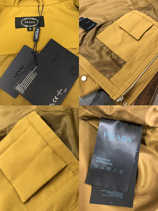プラダ 新作メンズベースボールカラージャケット