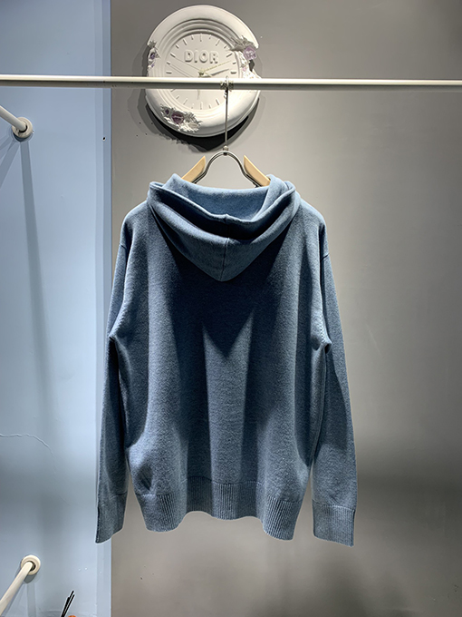 ディオール 刺繍フードニットセーター