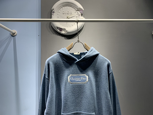 ディオール 刺繍フードニットセーター