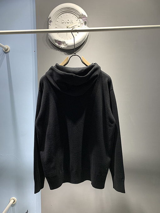 ディオール 刺繍フードニットセーター