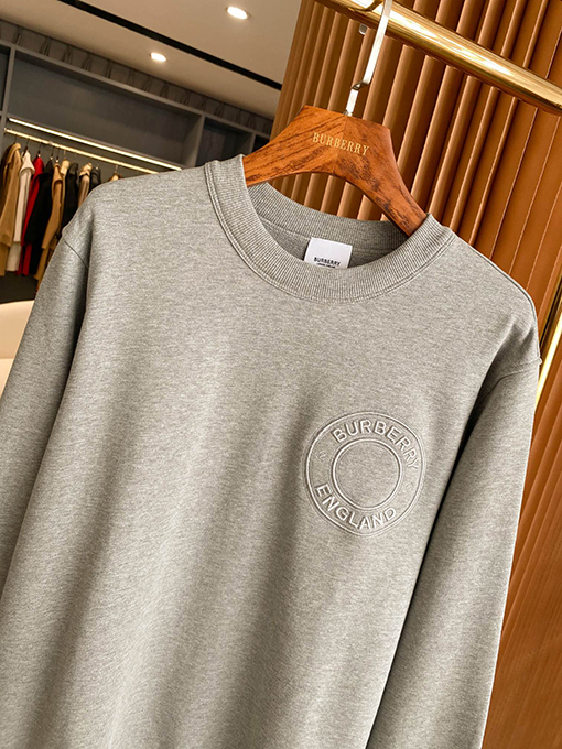 バーバリー 個性な後ろ刺繍デザインスウェット