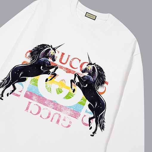 グッチ カジュアルな襟の秋冬のパーカー