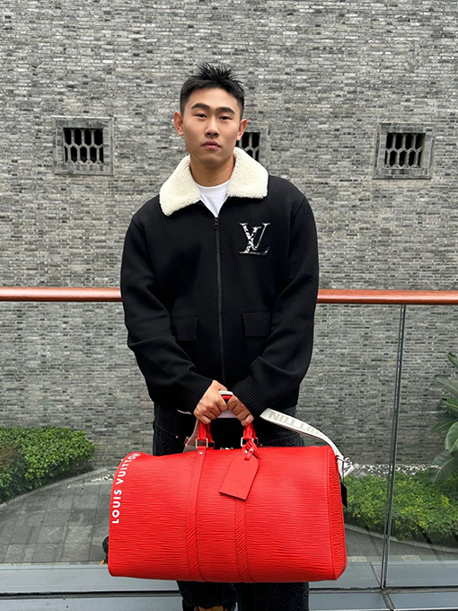 ルイヴィトン ウールジャケット アウター ジップアップ