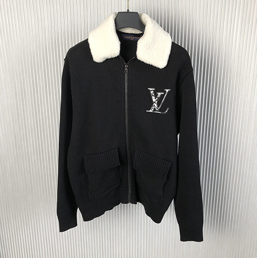 ルイヴィトン ウールジャケット アウター ジップアップ
