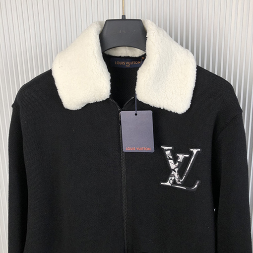 ルイヴィトン ウールジャケット アウター ジップアップ