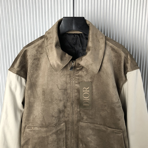 ディオール 牛革 ウール混紡ジャケットコート  ジャケット