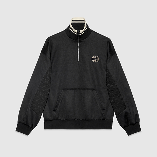 グッチ 半ジップアップジャンパーコート