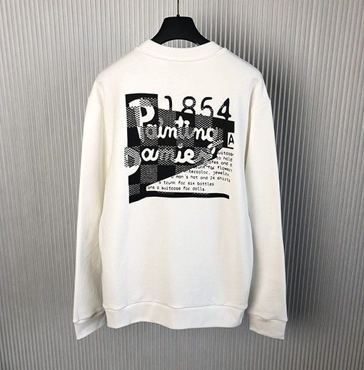 ルイヴィトン 1854シリーズのラウンドスウェット長袖 Tシャツ トップス