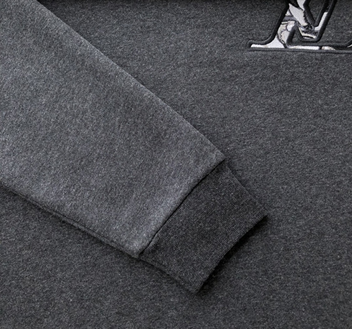 ルイヴィトン   LVロゴ刺繍スウェットTシャツ   裏起毛