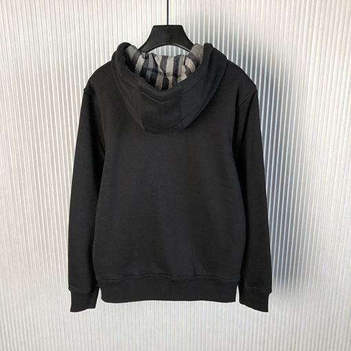 バーバリー チェック フード Bロゴ刺繡 ジップアップ ジャケット 4色