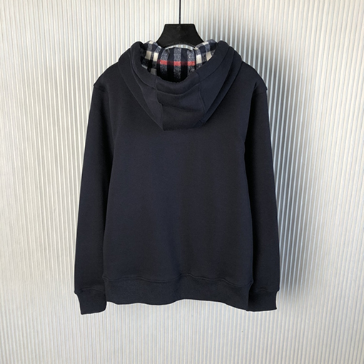 バーバリー チェック フード Bロゴ刺繡 ジップアップ ジャケット 4色