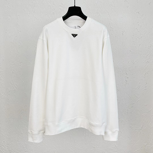 プラダ 正面三角形のロゴ スウェットTシャツ