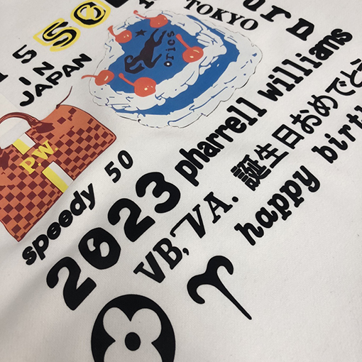 ルイヴィトン 要素プリントクルーネックパーカー