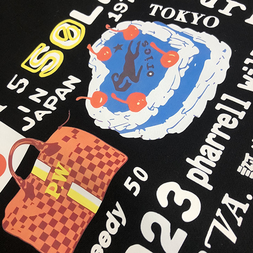 ルイヴィトン 要素プリントクルーネックパーカー