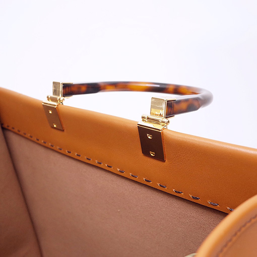フェンディ サンシャインレザートートバッグ FENDI ROMA  40 x 20 x 35
