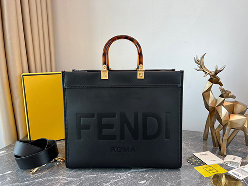 フェンディ サンシャインレザートートバッグ FENDI ROMA   35x17x31cm