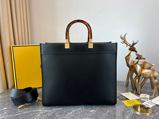 フェンディ サンシャインレザートートバッグ FENDI ROMA   35x17x31cm