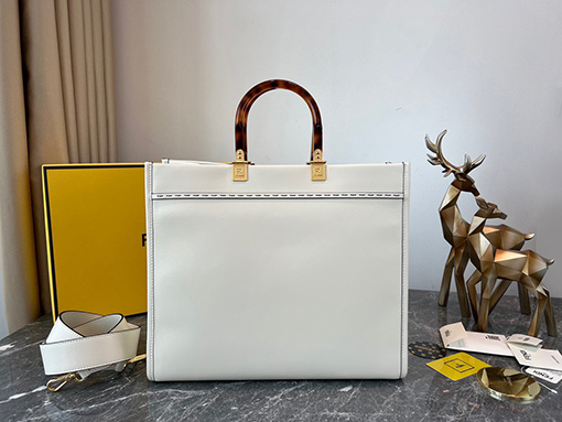 フェンディ サンシャインレザートートバッグ FENDI ROMA   35x17x31cm