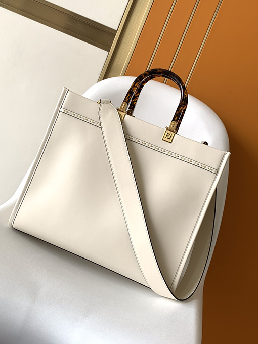 フェンディ サンシャイン ショッパー スネーク トートバッグ 35x17x31cm