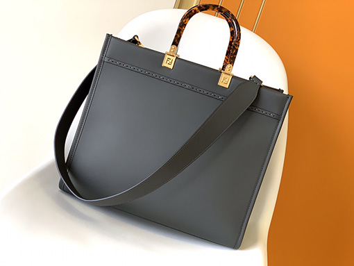 フェンディ サンシャイン ショッパー スネーク トートバッグ 35x17x31cm
