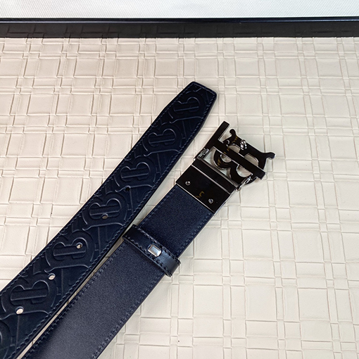 エンボスレザーベルトバックル飾り 幅:3.5cm