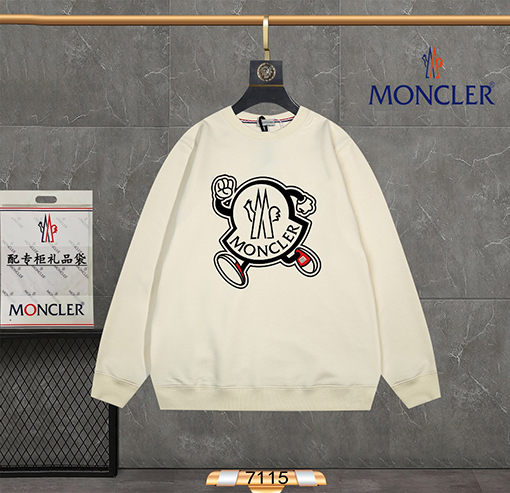 モンクレール スタイリッシュなクルーネックプルオーバー