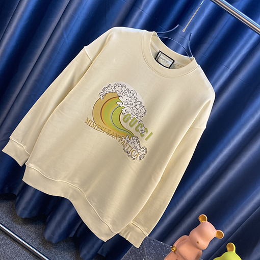 グッチ プリント ラウンドネック スウェット