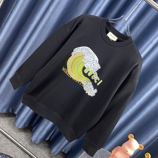 グッチ プリント ラウンドネック スウェット