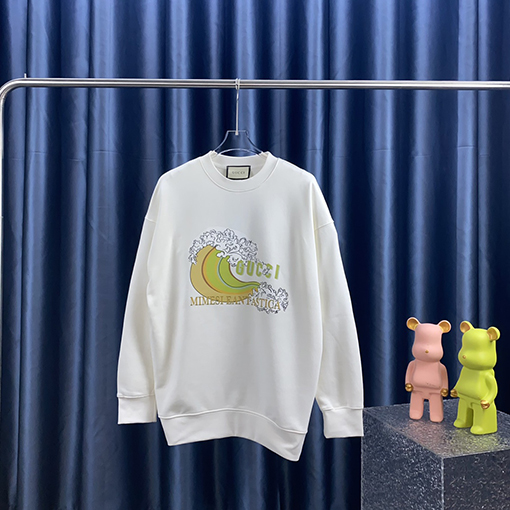 グッチ プリント ラウンドネック スウェット